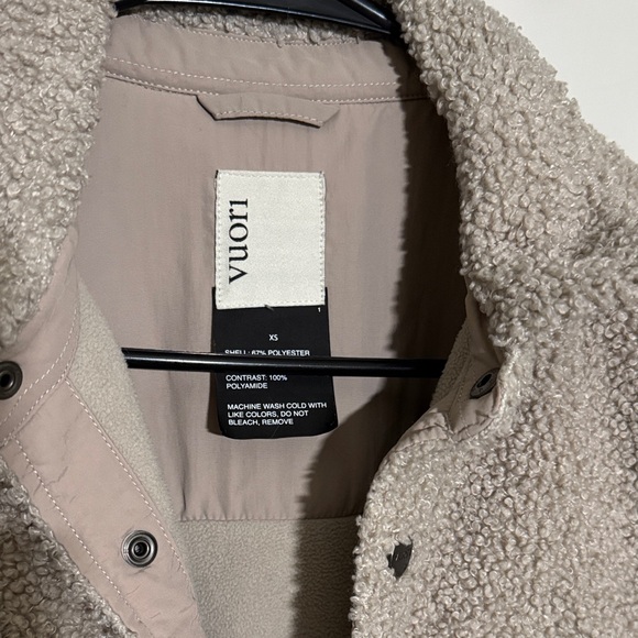 Cozy Taupe Sherpa Shacket - Picture 3 of 4